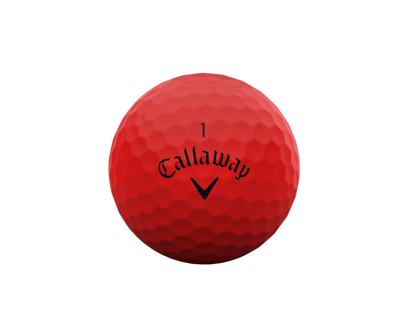 12 Balles de golf Supersoft Matt Red