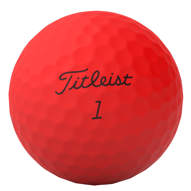 12 Balles de golf Trufeel Matte Red