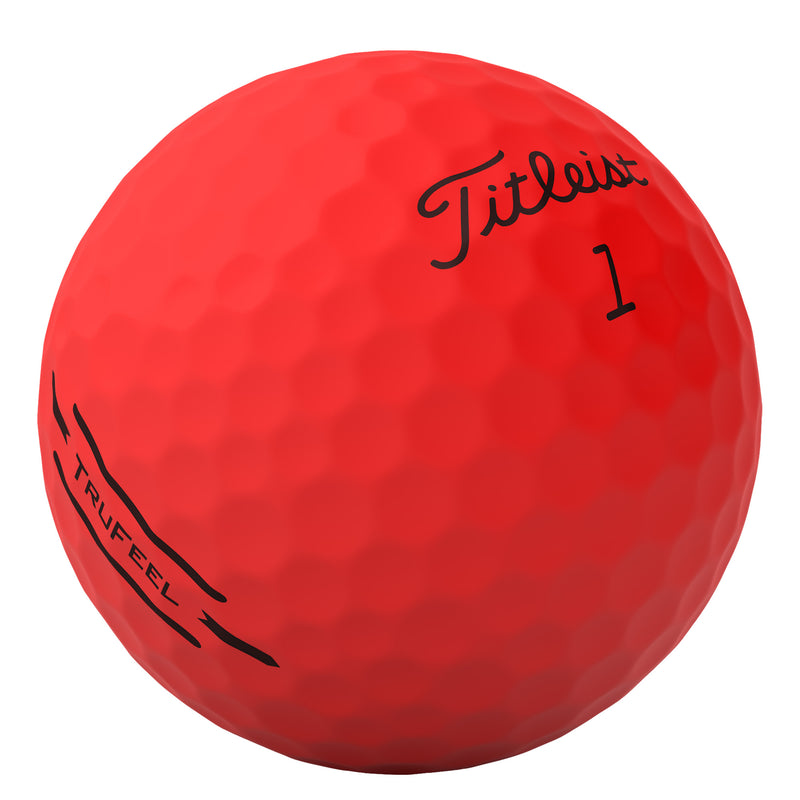 12 Balles de golf Trufeel Matte Red