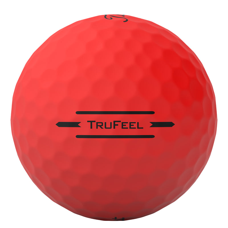 12 Balles de golf Trufeel Matte Red