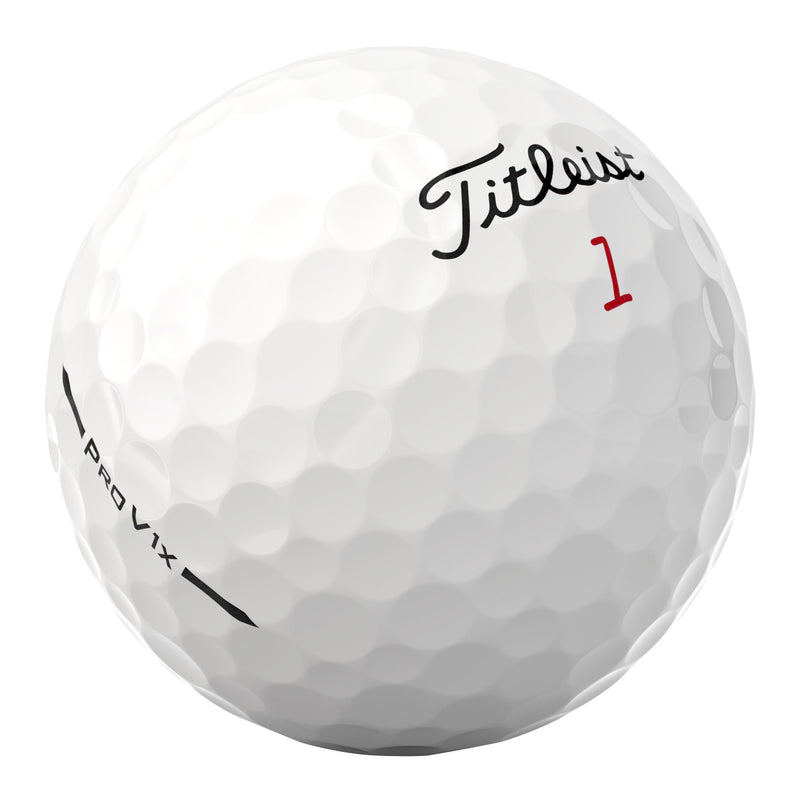 12 Balles de golf Pro V1X White 2025