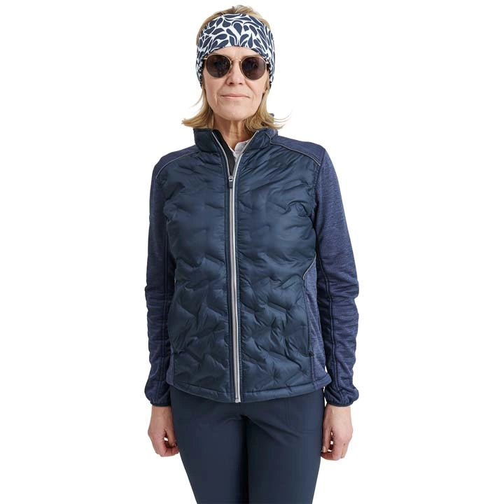 Veste Hybride Elgin Navy Femme