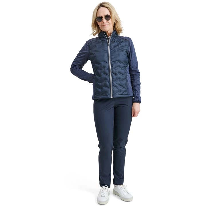 Veste Hybride Elgin Navy Femme