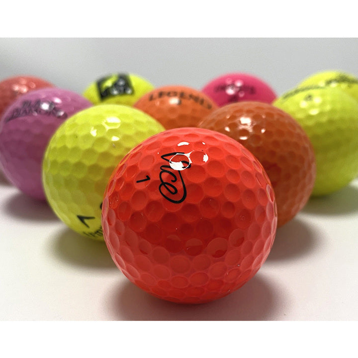 50 Balles de golf Mix Couleurs Reconditionnées