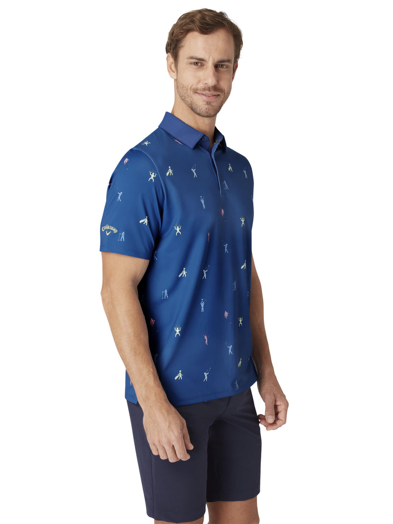 Polo Time Lapse Galaxy Blue Homme