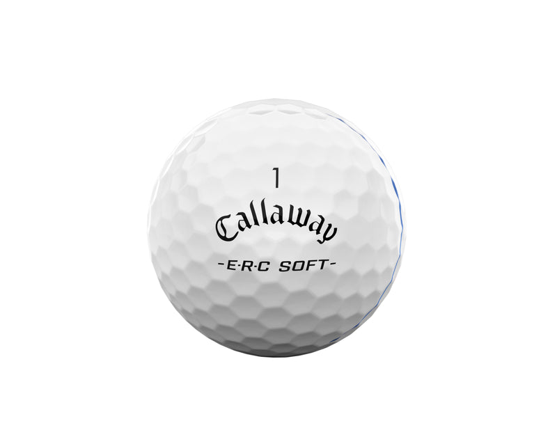 12 Balles de golf ERC Soft Blanc Triple Track