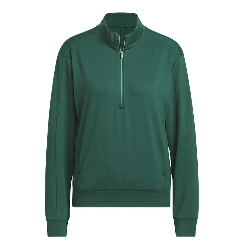 Sweat Ultimate Quarter Zip Green Femme