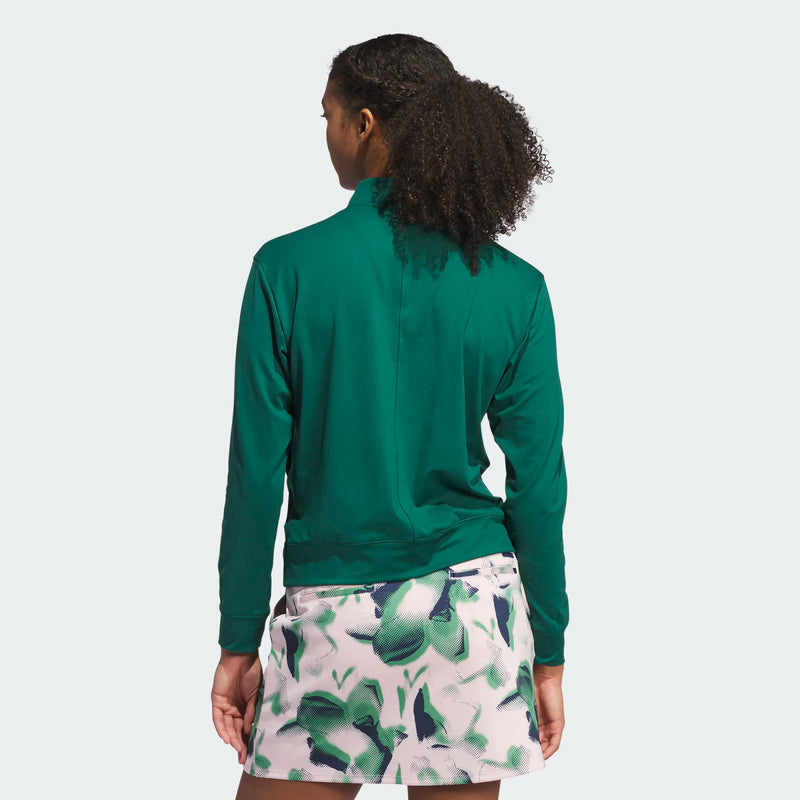 Sweat Ultimate Quarter Zip Green Femme