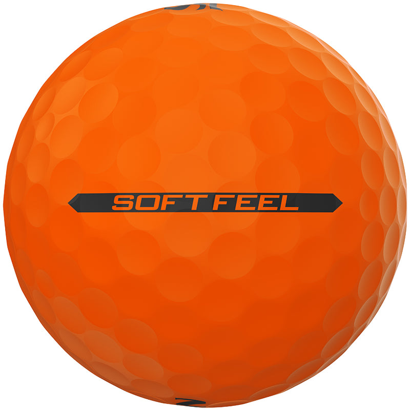 12 Balles de golf Soft Feel Brite Orange