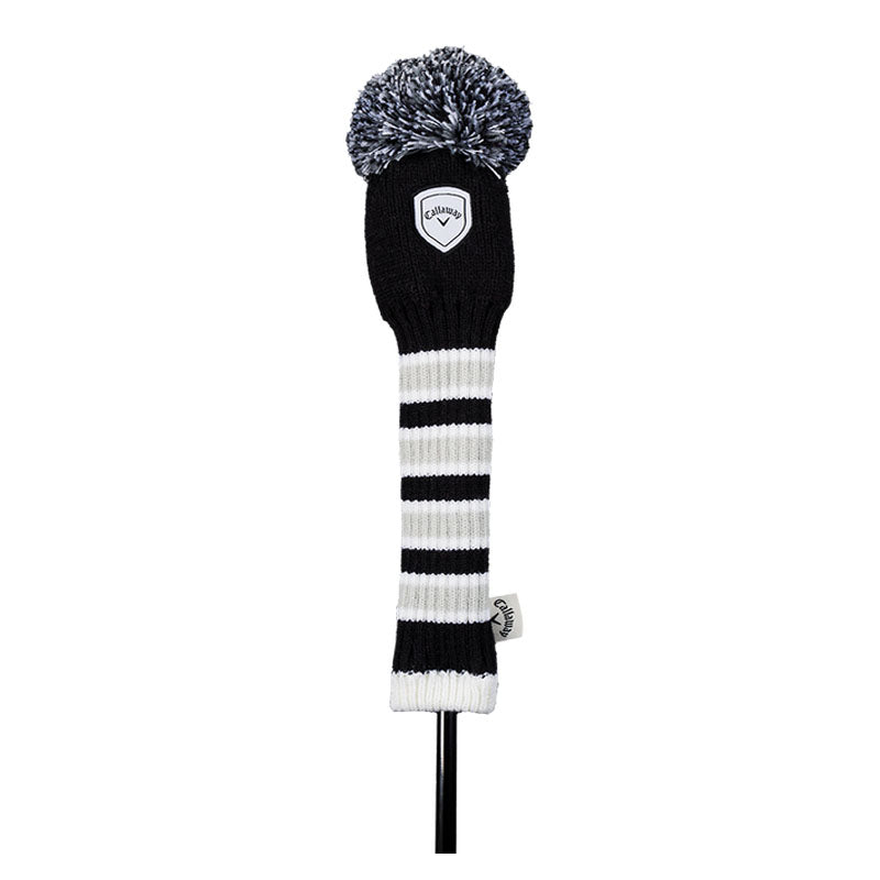 Couvre Club Bois de Parcours Pompom Black