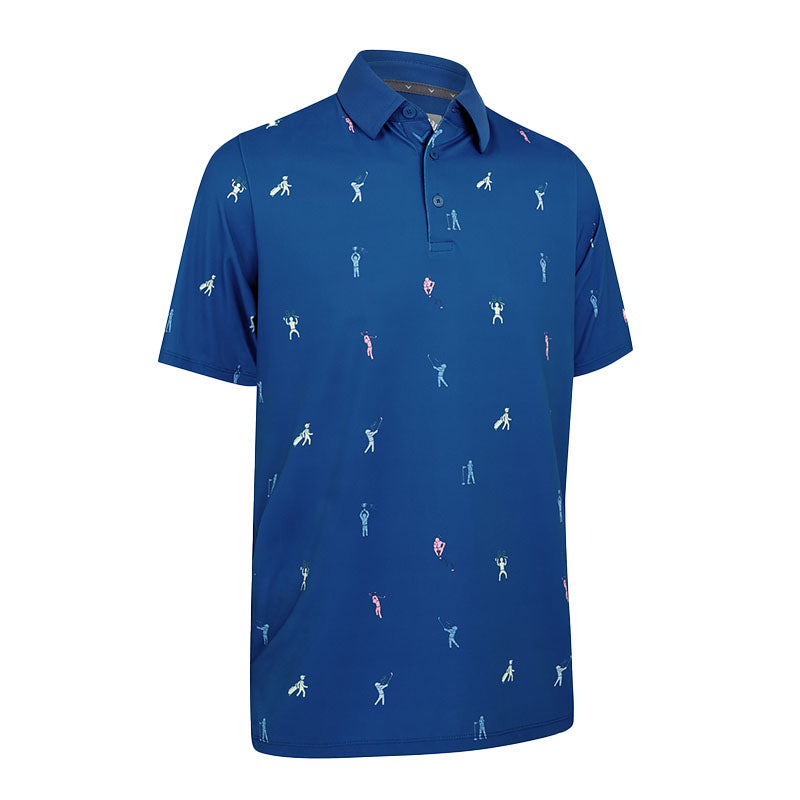 Polo Time Lapse Galaxy Blue Homme