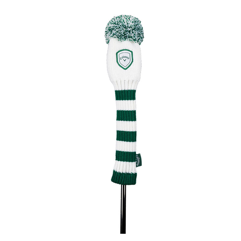 Couvre Club Bois de Parcours Pompom White Green