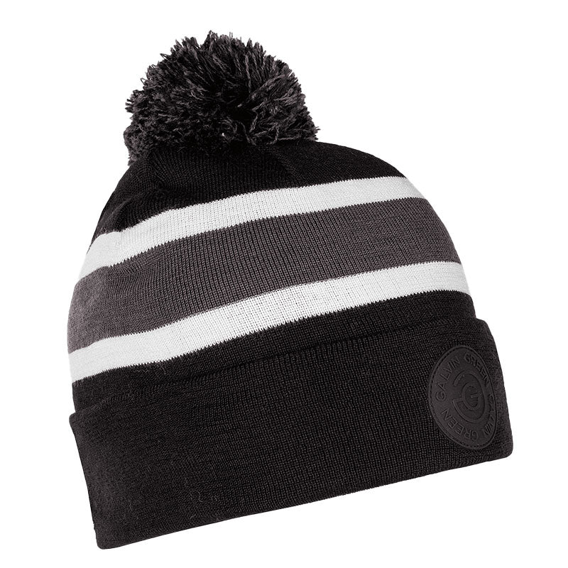 Bonnet Leighton Black Iron White Homme