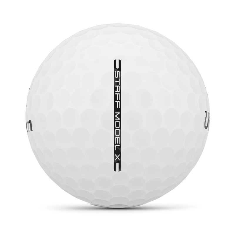 12 Balles de golf Staff Model X White