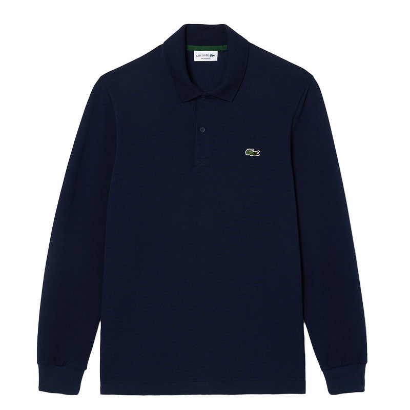 Polo lacoste manche outlet longue gris