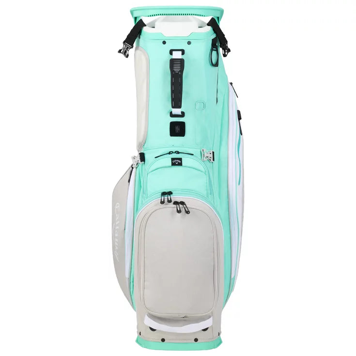 Sac Trépied Fairway 14 Stand Bag Aqua White Silver