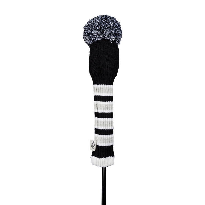 Couvre Club Bois de Parcours Pompom Black