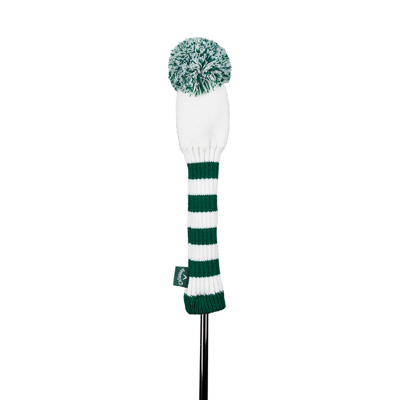 Couvre Club Bois de Parcours Pompom White Green