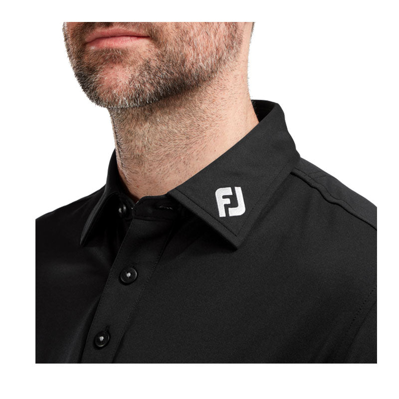 Polo Manches longues Thermocool Noir Homme