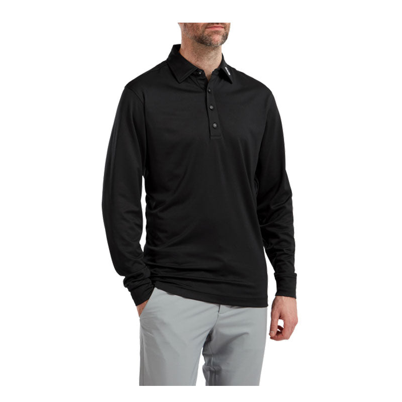 Polo Manches longues Thermocool Noir Homme