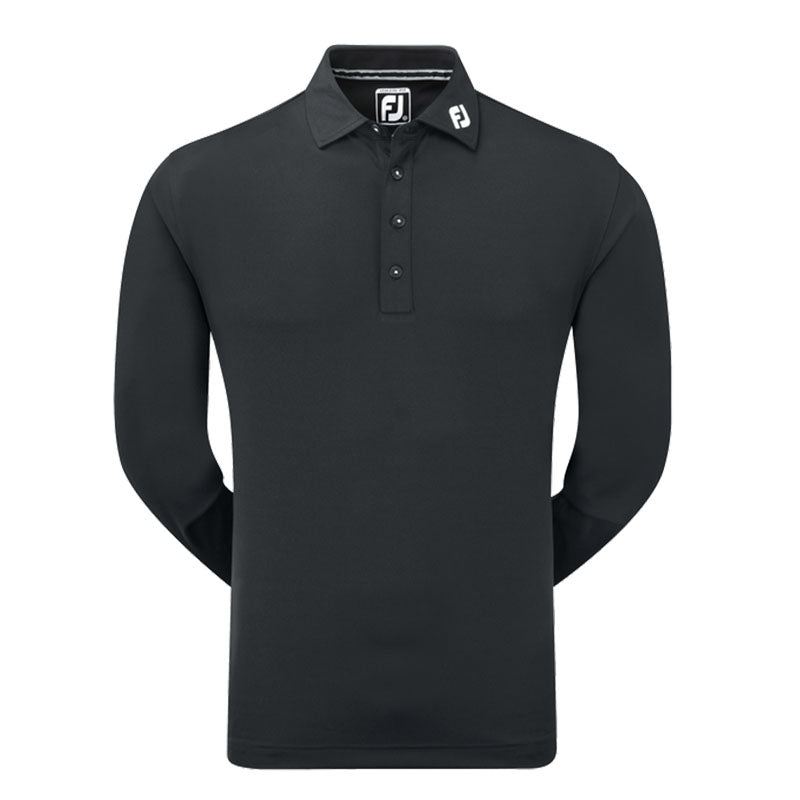 Polo Manches longues Thermocool Noir Homme