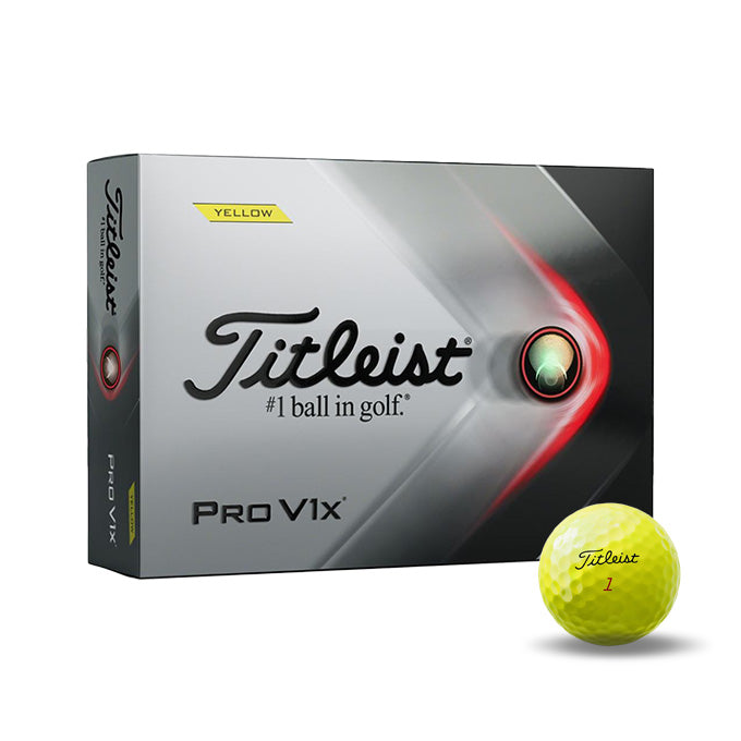 12 Balles de golf Pro V1X Yellow