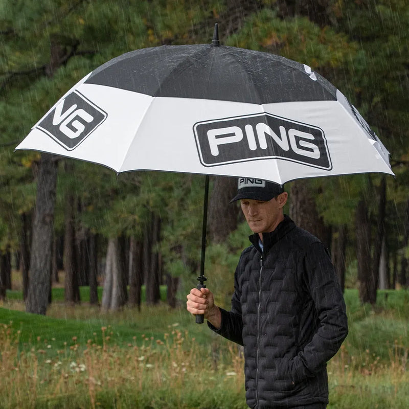 NINEMAX Grand Parapluie Golf Homme Femme,L Parapluies de Golf Anti  Tempete,137cm Automatique Ombrelle Double Auvent Resistant au Vent(Bleu  Marine) : : Sports et Loisirs