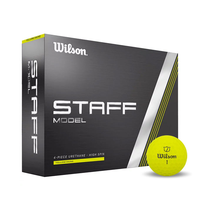 12 Balles de golf Staff Model Yellow